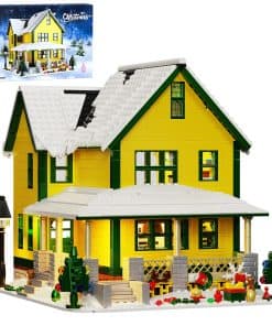Set de Construcción de Casa de Navidad con Luz, Juego de