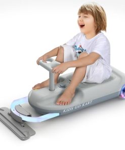 Feuymoent Carrito de Go Kart Eléctrico, Coche de Limpieza