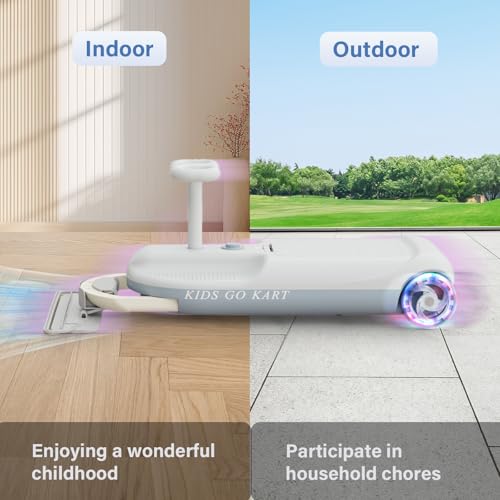 Feuymoent Carrito de Go Kart Eléctrico, Coche de Limpieza - Imagen 4
