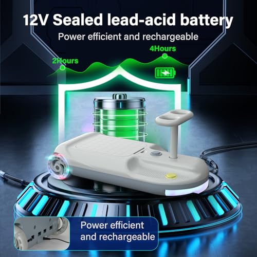 Feuymoent Carrito de Go Kart Eléctrico, Coche de Limpieza - Imagen 6