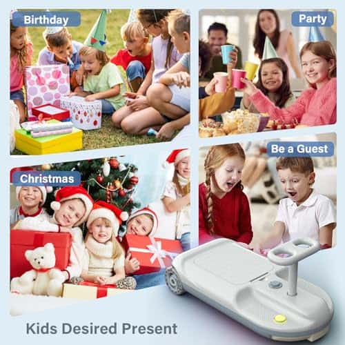 Feuymoent Carrito de Go Kart Eléctrico, Coche de Limpieza - Imagen 8