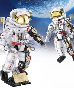 Kit de Construcción de Astronauta Espacial PeachLeaf,