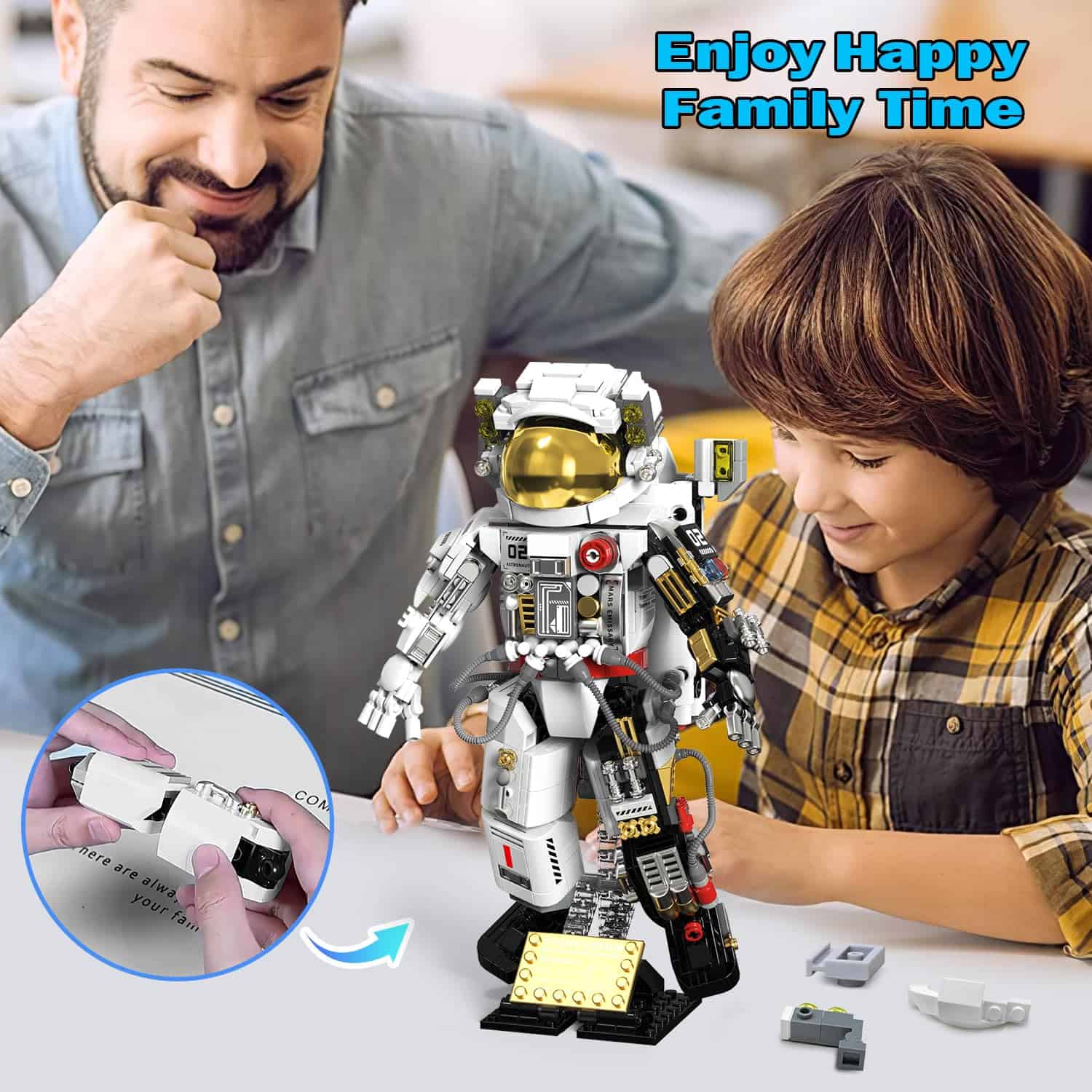 Kit de Construcción de Astronauta Espacial PeachLeaf, - Imagen 6