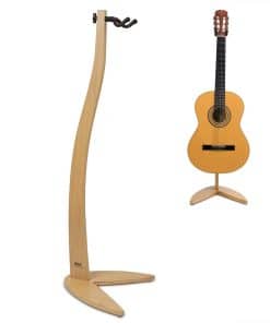 Soporte de Guitarra y Bajo MUSO, Soporte de Madera Maciza