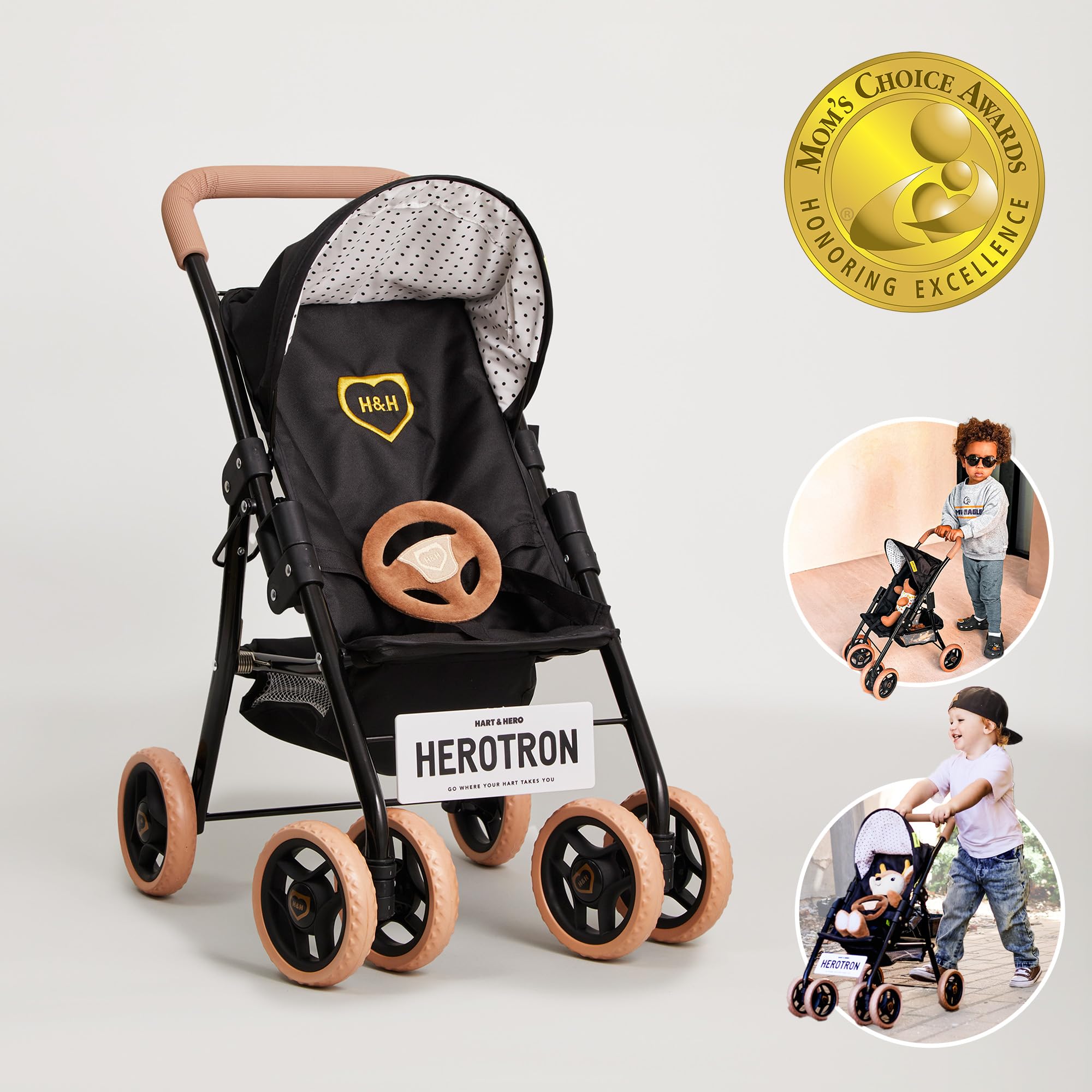 Carriola de muñecas inspirada en superhéroes Herotron de - Imagen 4