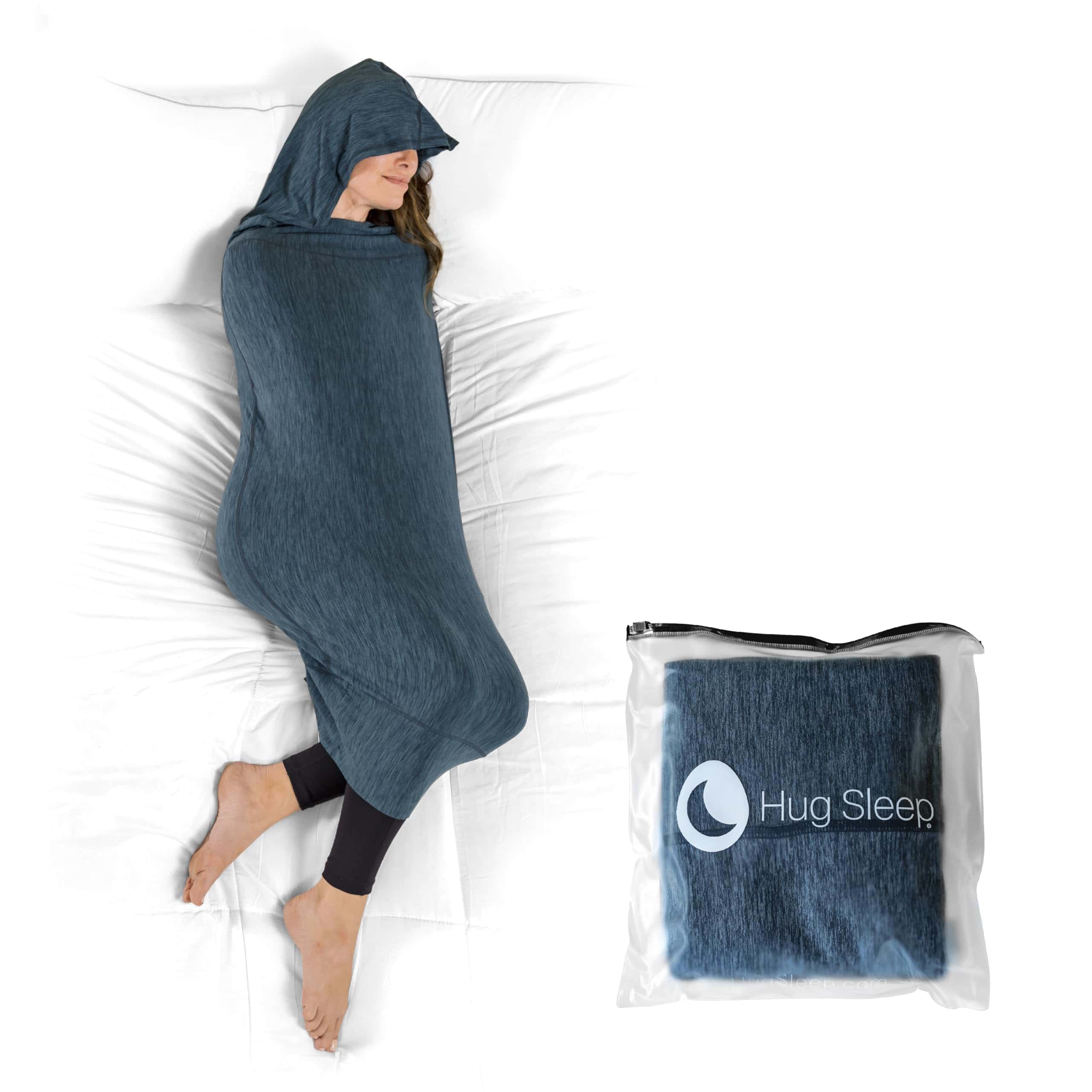 Sleep Pod Mini con Capucha, Manta Portátil con Capucha