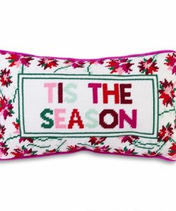 Almohada Navideña Decorativa de Aguja Hecha a Mano FURBISH