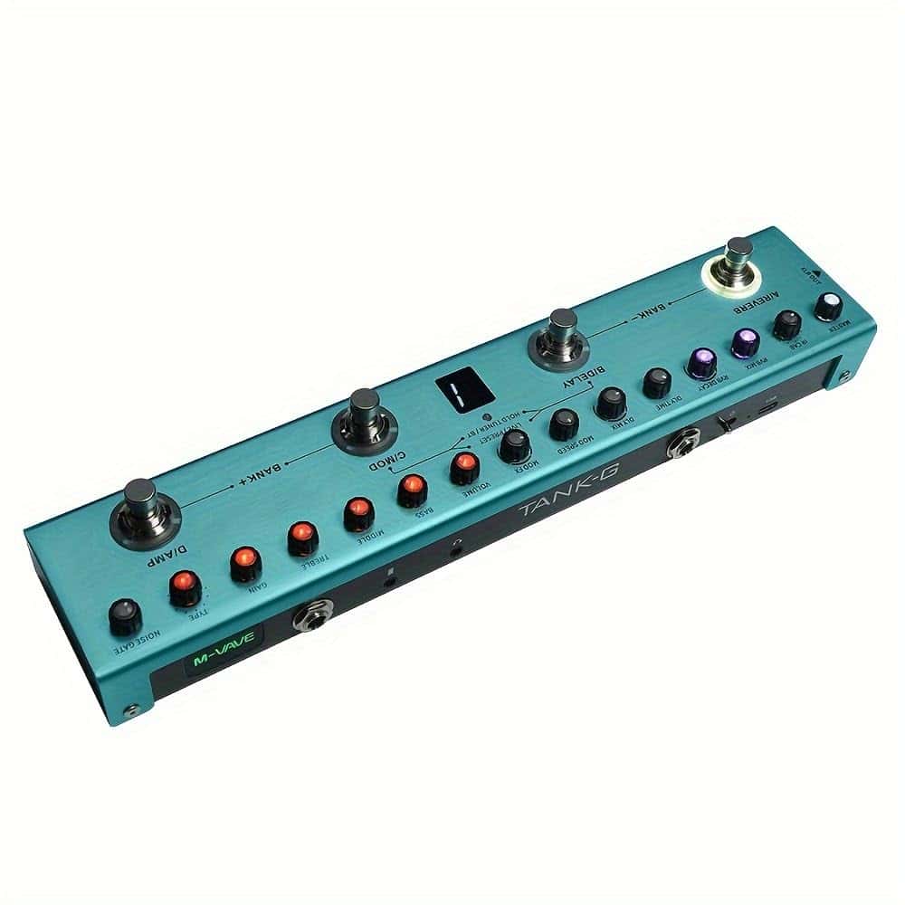 Pedal de efectos de guitarra TANK-G Digital con Reverb, - Imagen 8