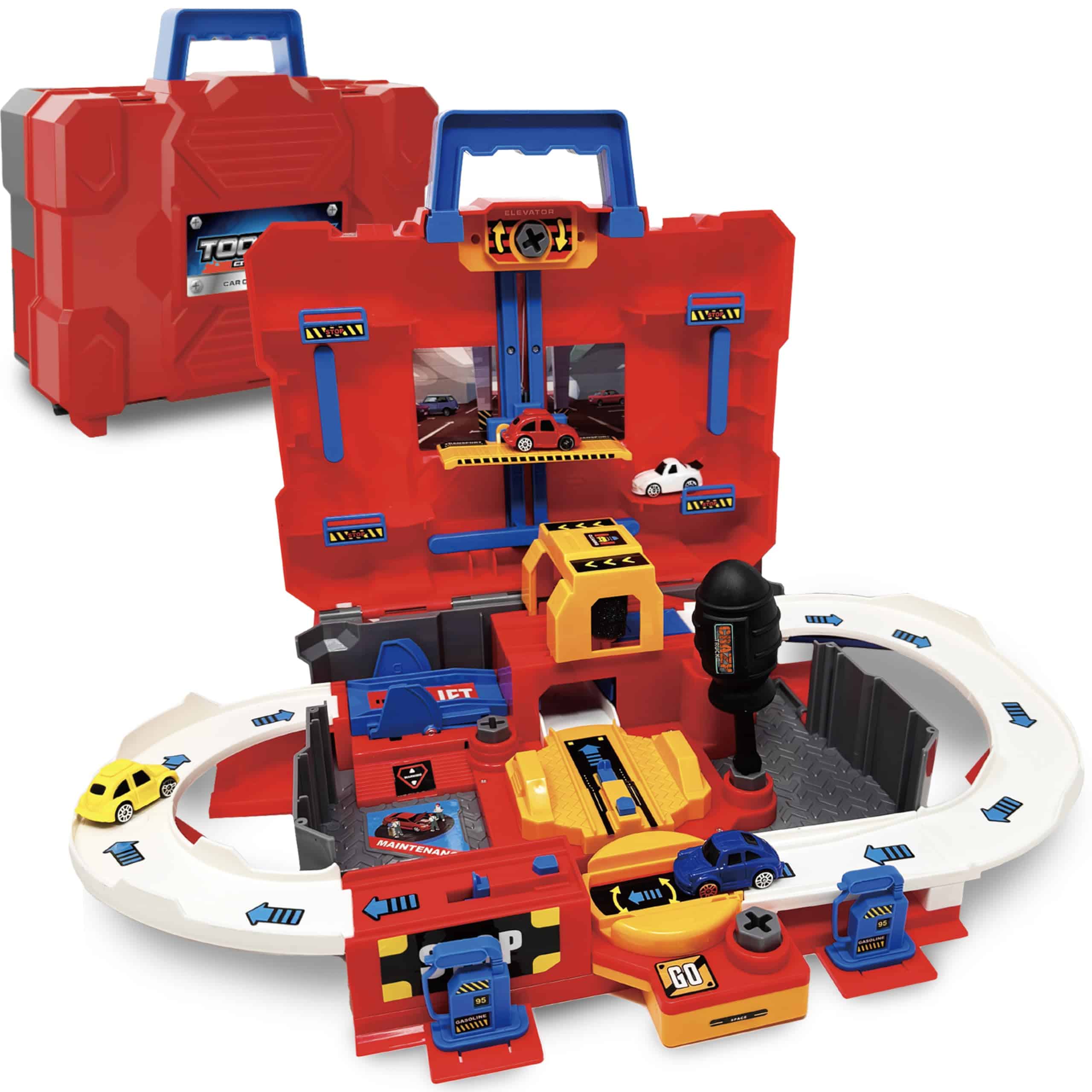 Set de Juego de Garaje para Niños con 28 Piezas - Incluye
