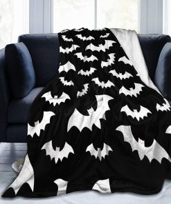 Manta Gótica de Murciélagos para Halloween THOEWONG - Manta