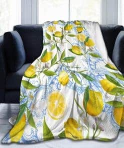 Manta de limón THOEWONG Amarilla, Manta amarilla con