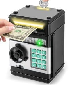 Hucha electrónica de cerdito para niños y niñas, Caja de