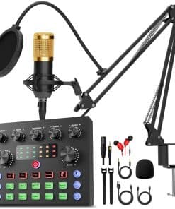 Paquete de Equipos para Podcast, Mezclador de DJ de