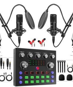 Paquete de Equipo de Podcast para 2, Interfaz -V8S-2-B