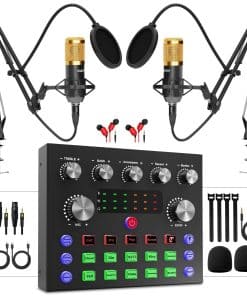 Paquete de Equipos de Podcast para 2, Cambiador de Voz con