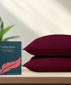 Funda de Almohada 100% Algodón Egipcio Ashton Sheets Tamaño