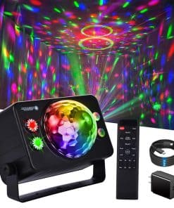 Luces de fiesta de discoteca Yinpkteo, luces LED 6 colores