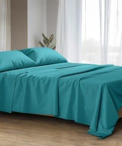 Juego de Sábanas King Ashton Sheets de -Azul Turquesa