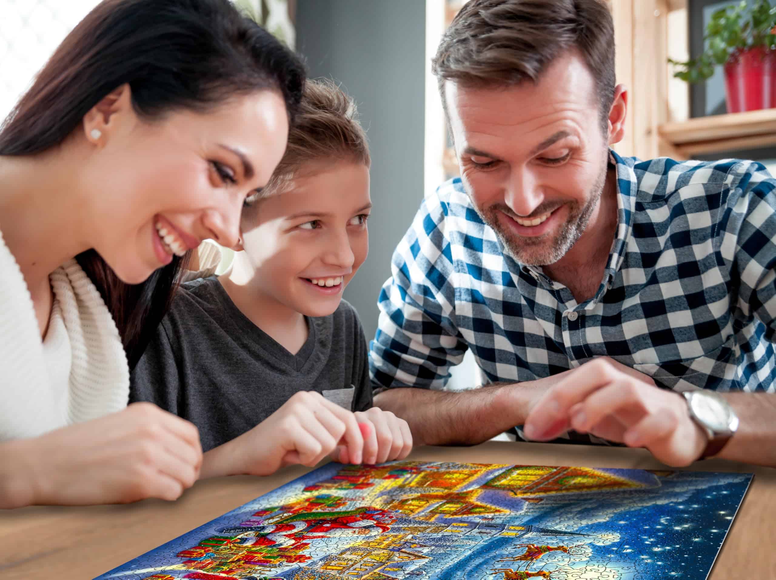 Rompecabezas de Navidad de Madera WOODEN.CITY 1000 Piezas - - Imagen 8