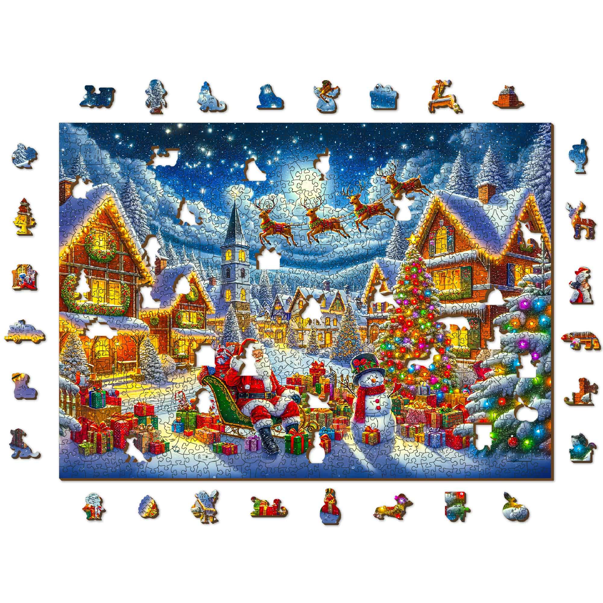 Rompecabezas de Navidad de Madera WOODEN.CITY 1000 Piezas - - Imagen 6