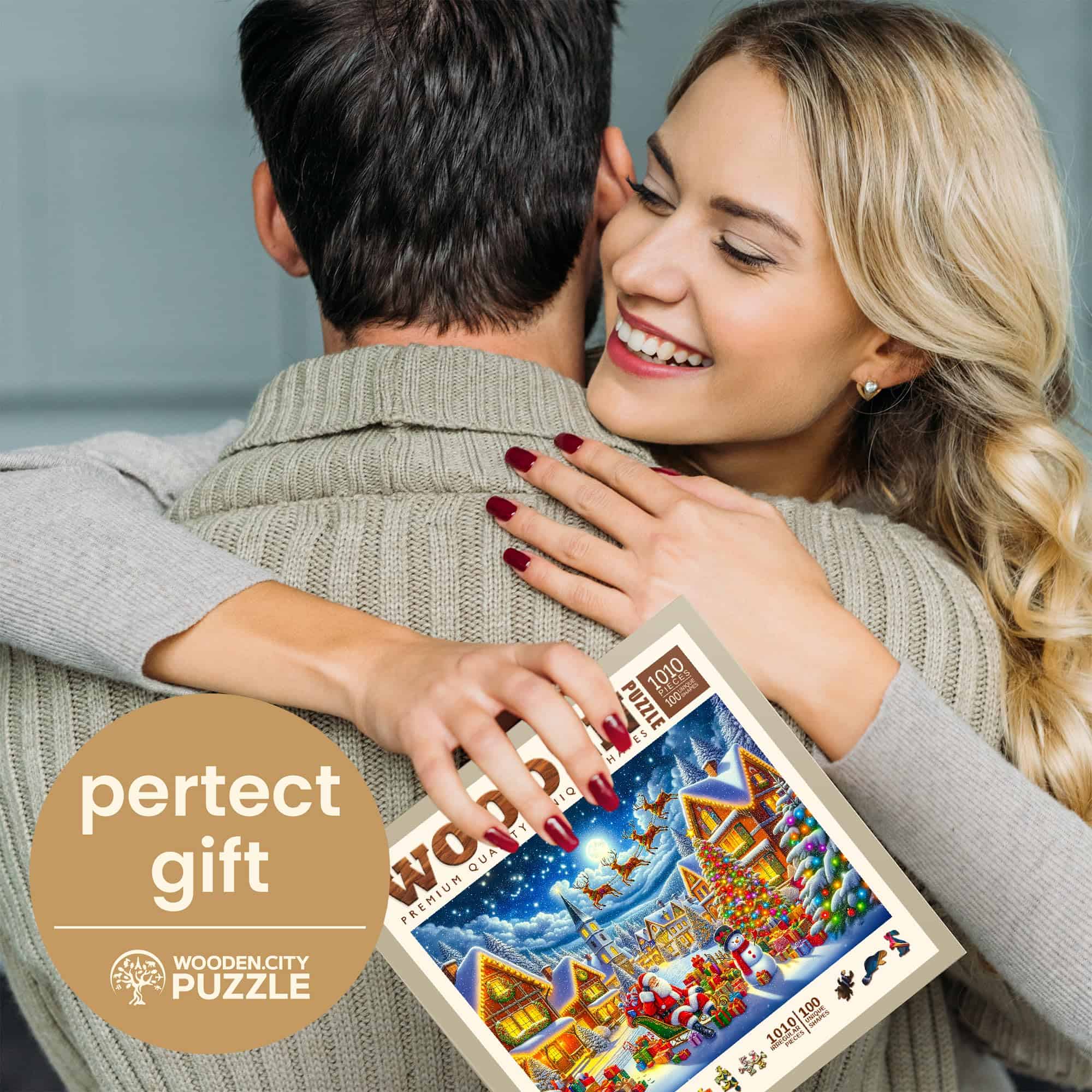 Rompecabezas de Navidad de Madera WOODEN.CITY 1000 Piezas - - Imagen 9