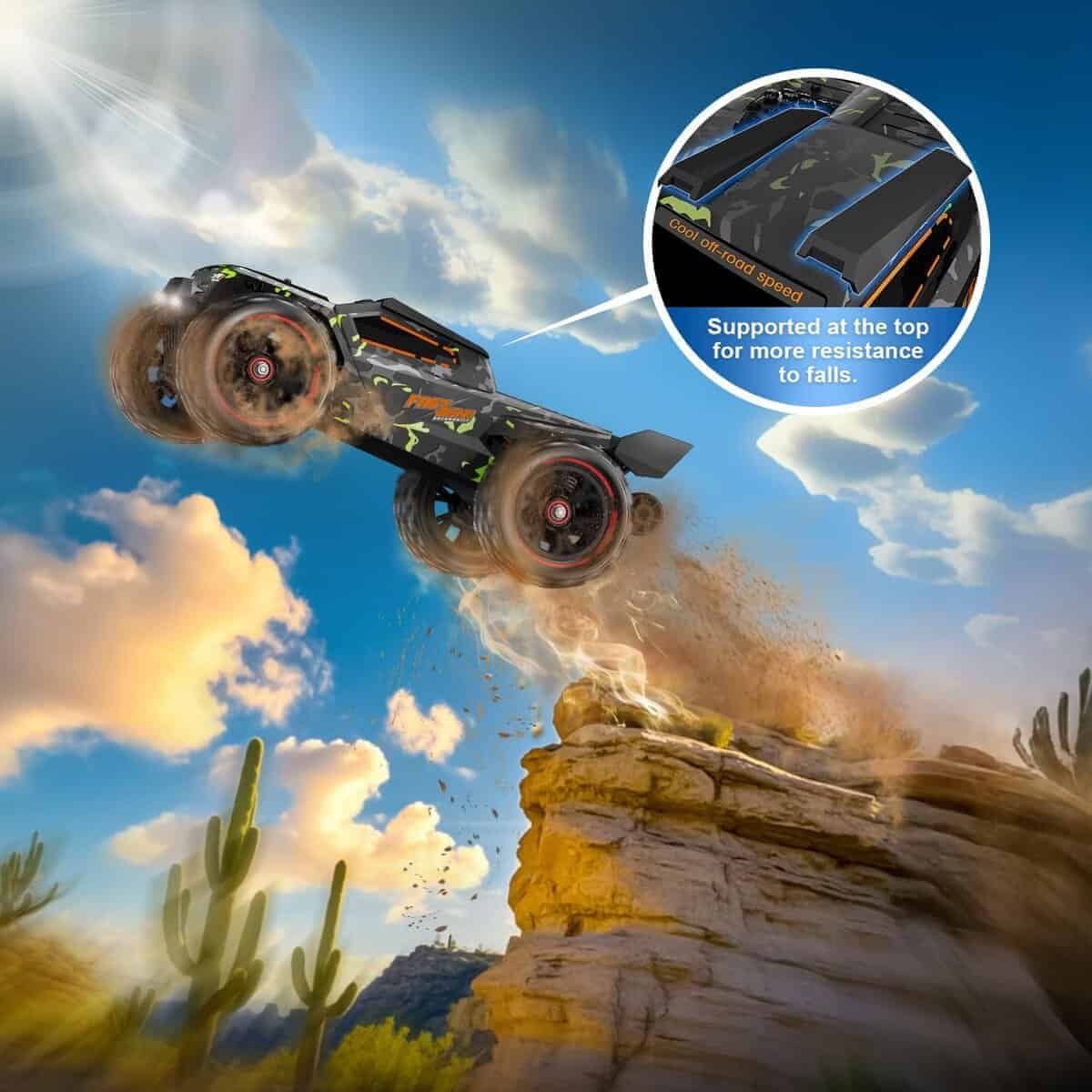 WIAORCHI 1/14 Coches RC Brushless para Adultos Rápidos 50+ - Imagen 5