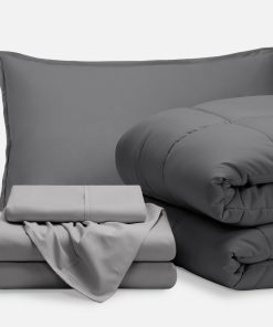 Juego de Cama 5 Piezas Bare Home Bed-in-A-Bag - Twin -