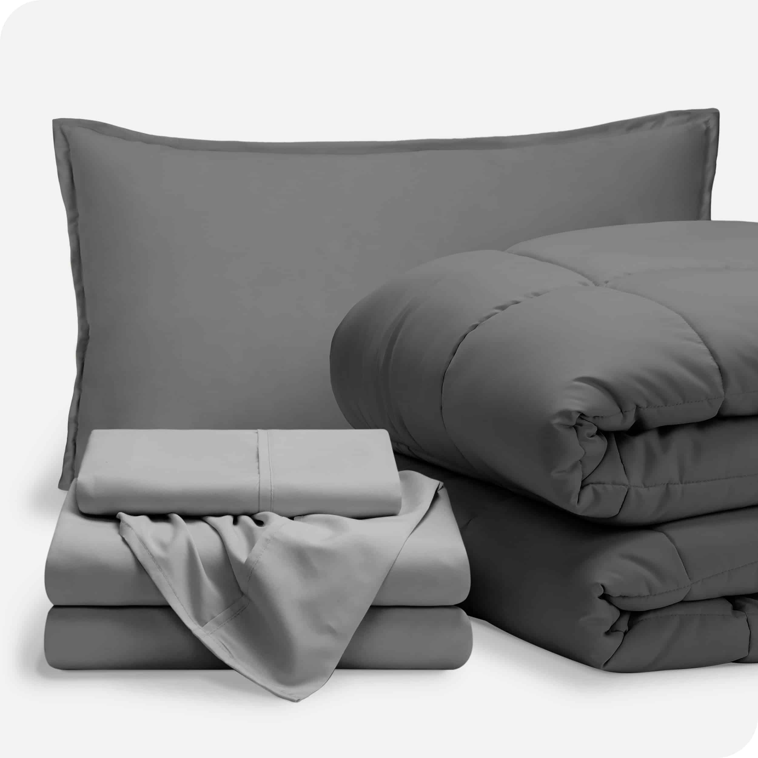 Juego de Cama 5 Piezas Bare Home Bed-in-A-Bag - Twin -