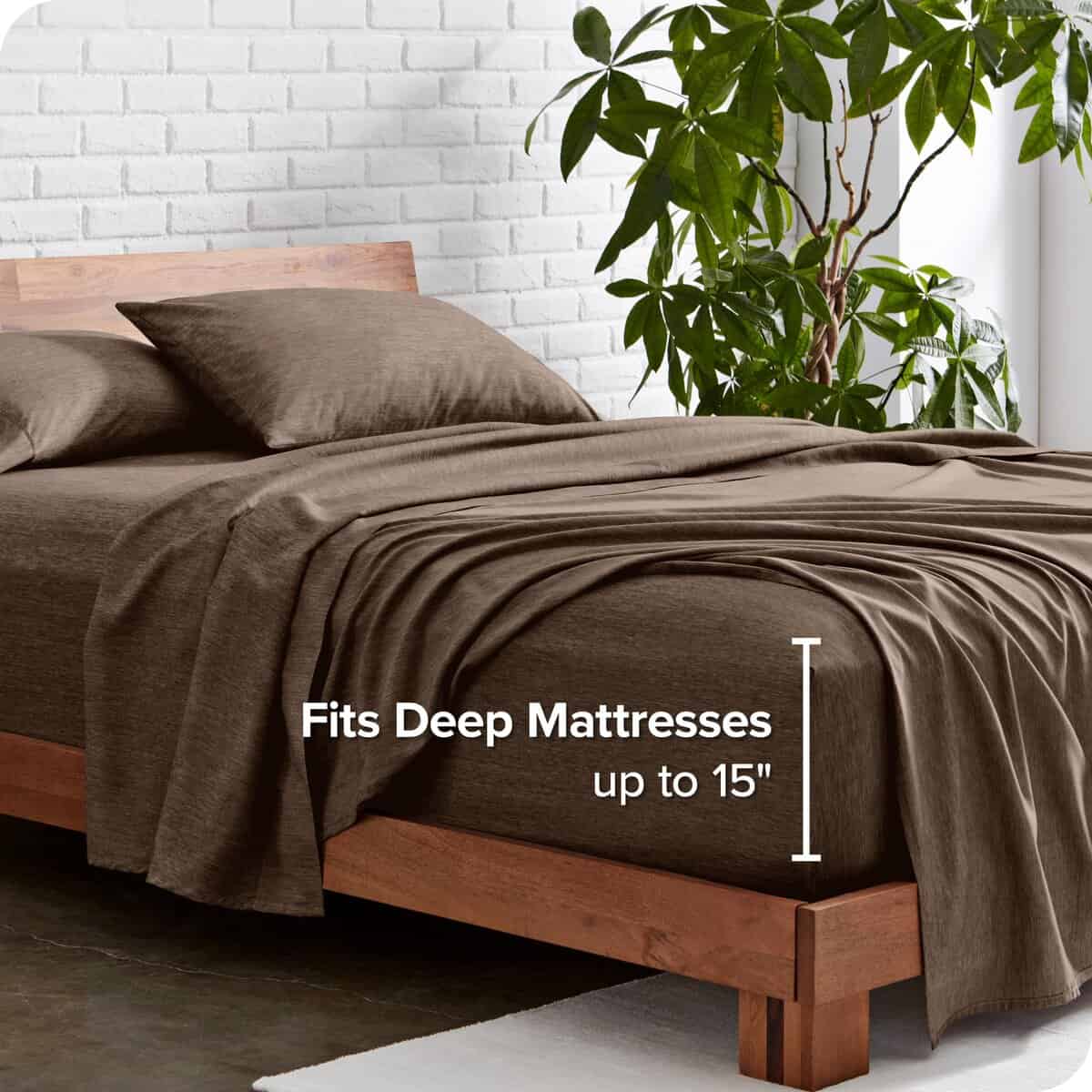 Juego de sábanas Bare Home Full XL - Lujo 1800 Ultra Suave - Imagen 5