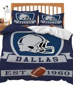 Set de Ropa de Cama Dallas para Cama Queen de Fútbol