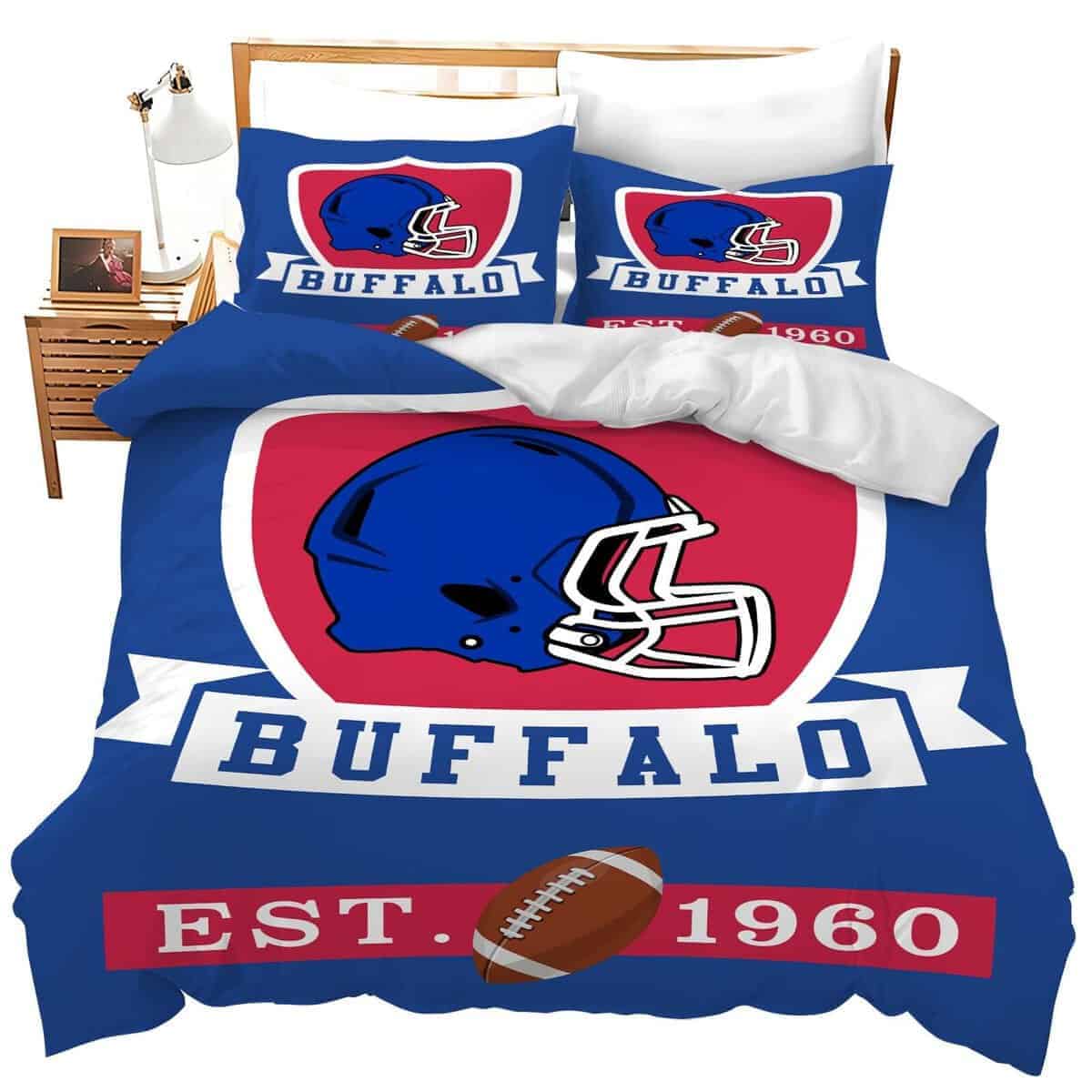 Juego de Ropa de Cama King Size Buffalo Tema de Fútbol