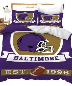 Set de Ropa de Cama Baltimore Football Sports para
