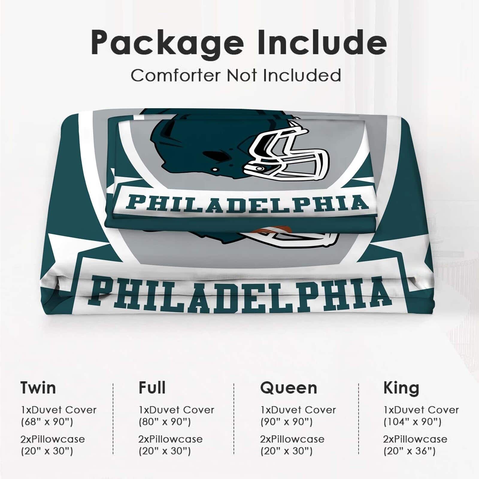 Juego de Ropa de Cama Philadelphia Fútbol Deportes - Imagen 5