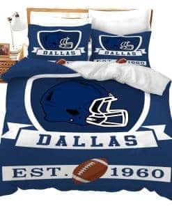 Juego de Cama Completo de Dallas para Amantes del Fútbol