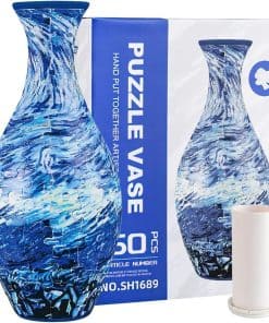 Rompecabezas de Florero 3D - Florero de Plástico Curvado