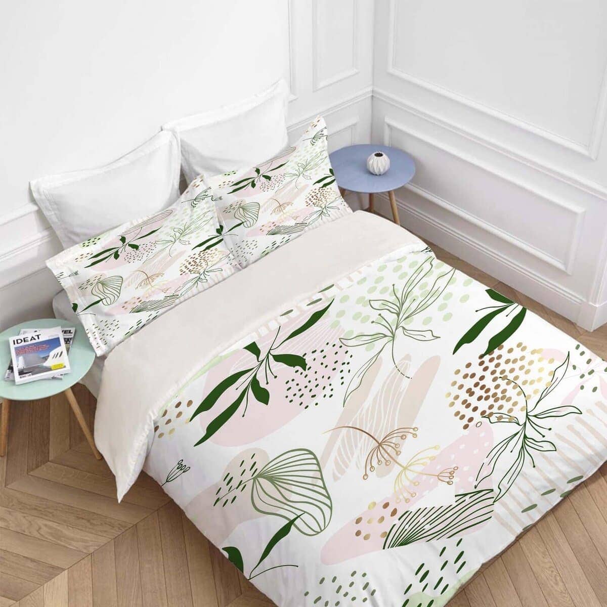 Juego de Ropa de Cama Twin Boho Leaves Juego de Confort 3 - Imagen 5
