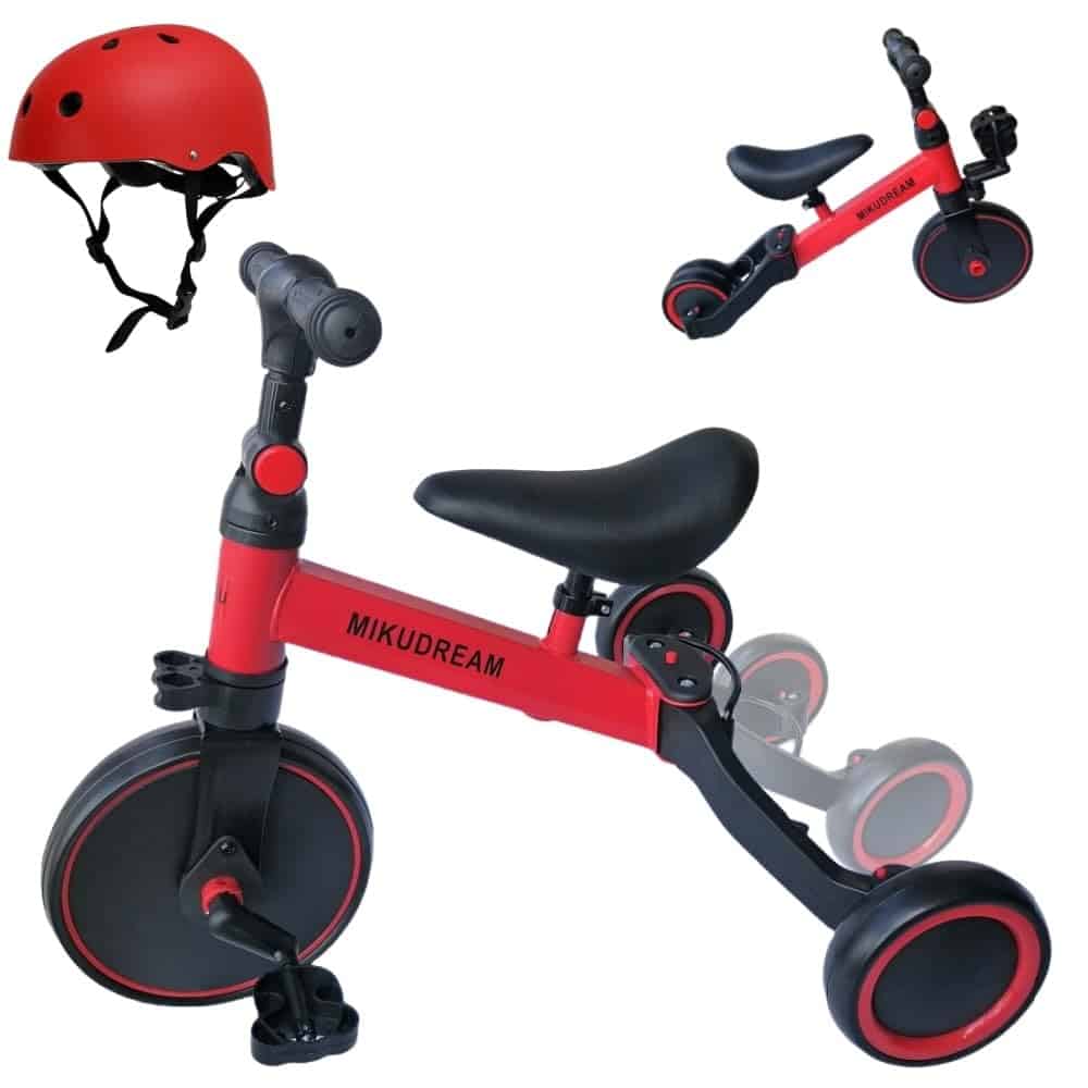 Bicicleta para niños de 1 a 5 años de edad, 6 en 1, Andador