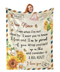 Regalos para Sobrina de Tía, Manta para Sobrina, Regalos