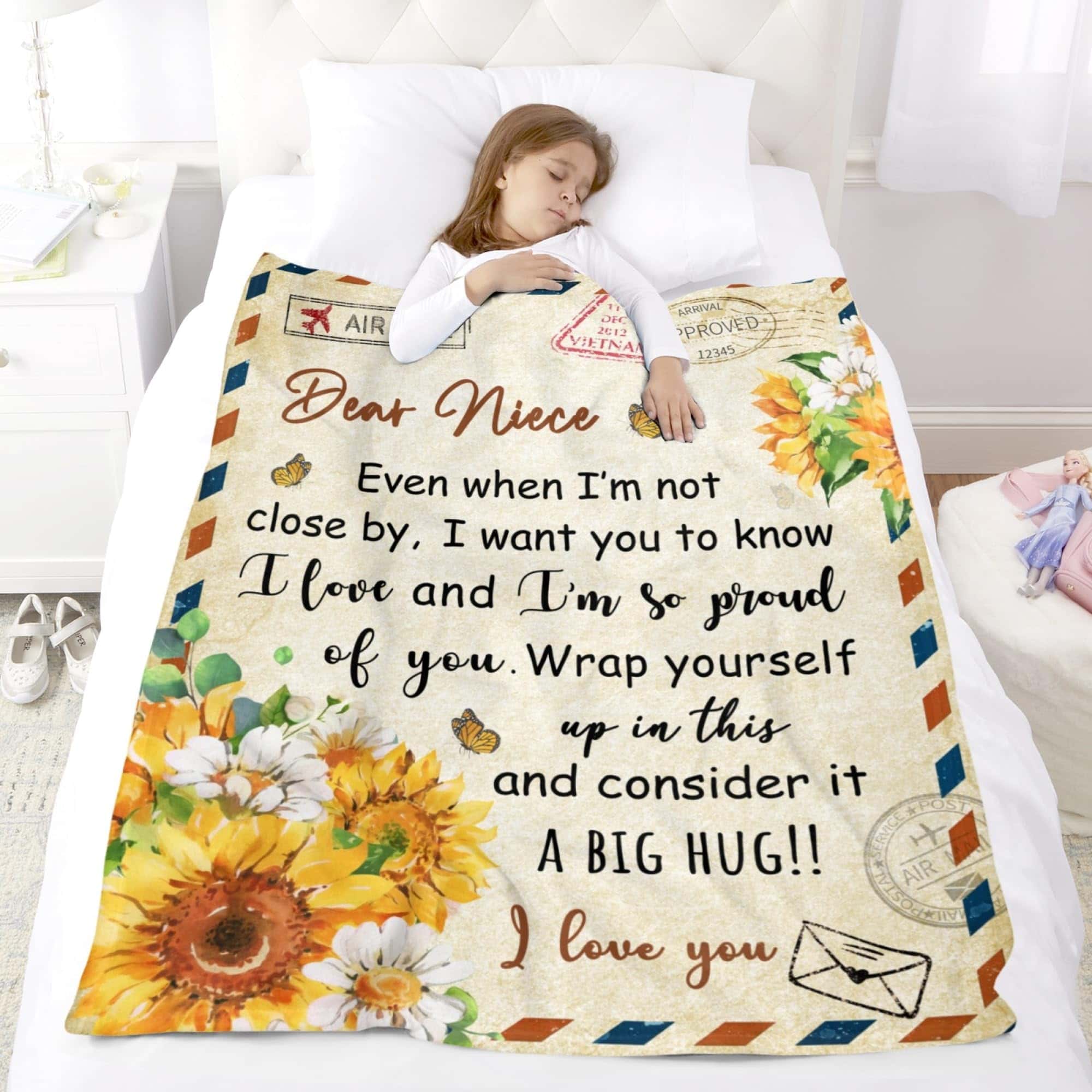 Regalos para Sobrina de Tía, Manta para Sobrina, Regalos - Imagen 7