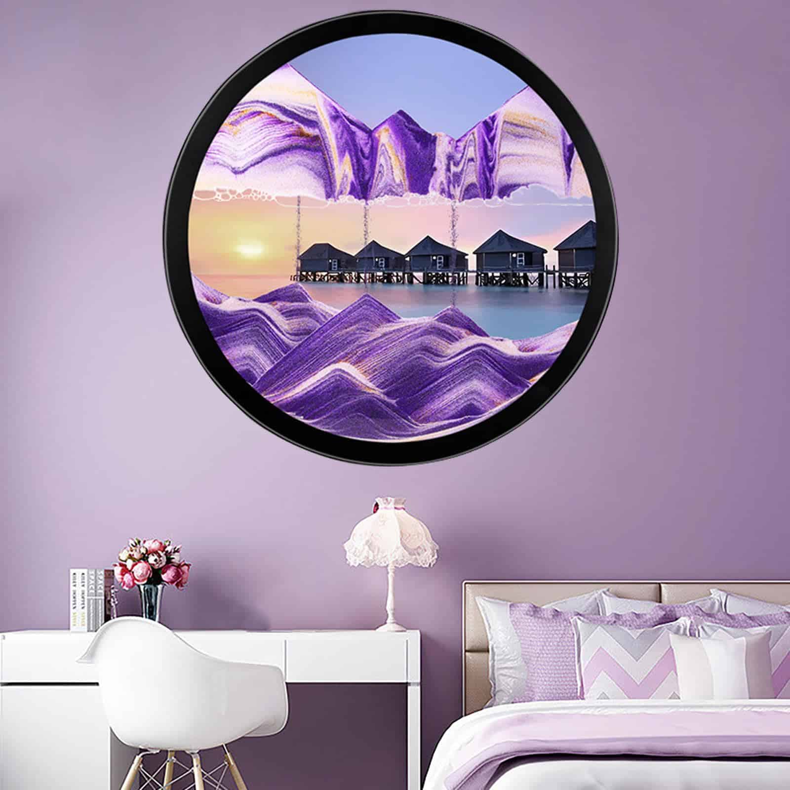 TNSLGHS Moving Sand Art, Decoración de Arte de Pared de