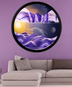 Arte en movimiento de arena TNSLGHS, Arte en pared de arena