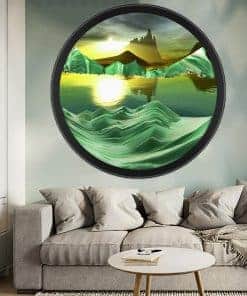 Arte de arena en movimiento TNSLGHS, Arte de -O