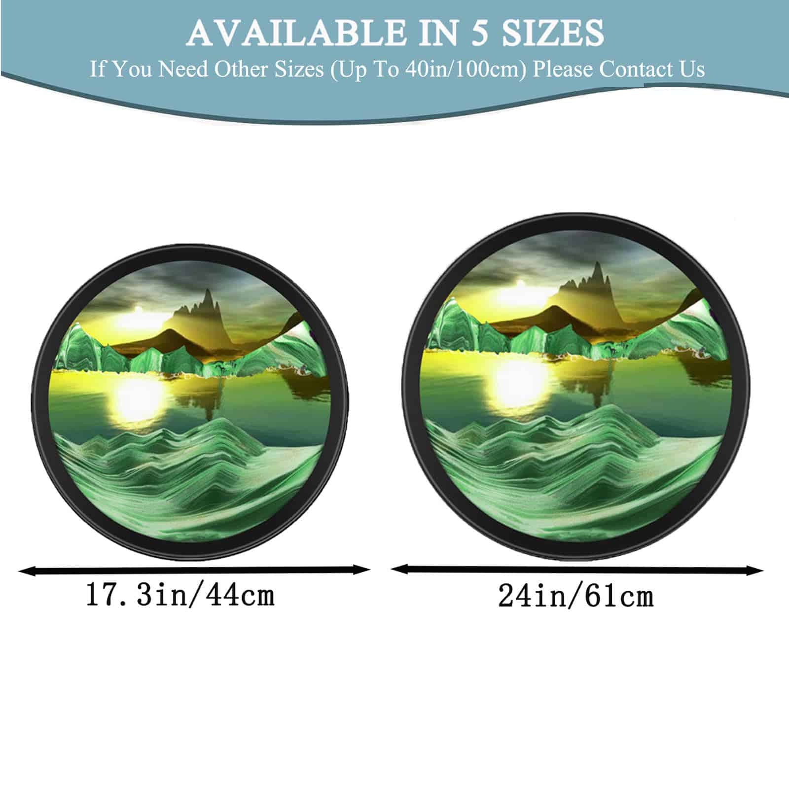 TNSLGHS Moving Sand Art, Arte de Arena -.3in/44cm - Imagen 4