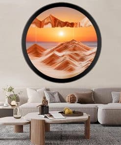 Arte en movimiento de arena TNSLGHS, Arte de -in / 44cm