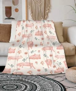 Manta de Lana de Cerdo es Súper Suave y Cálida, Manta de