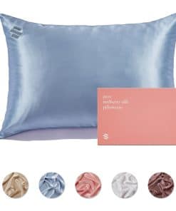 Funda de Almohada de Seda Pura con Cremallera -Misty Morning