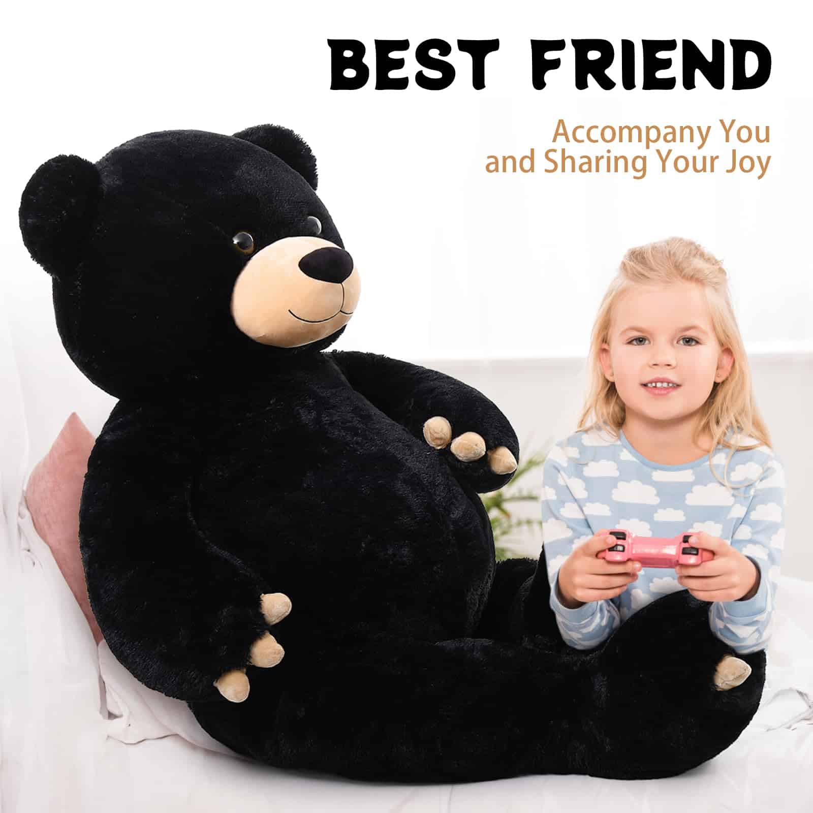 Oso de Peluche Gigante de Toys Studio, Oso de Peluche Negro - Imagen 6