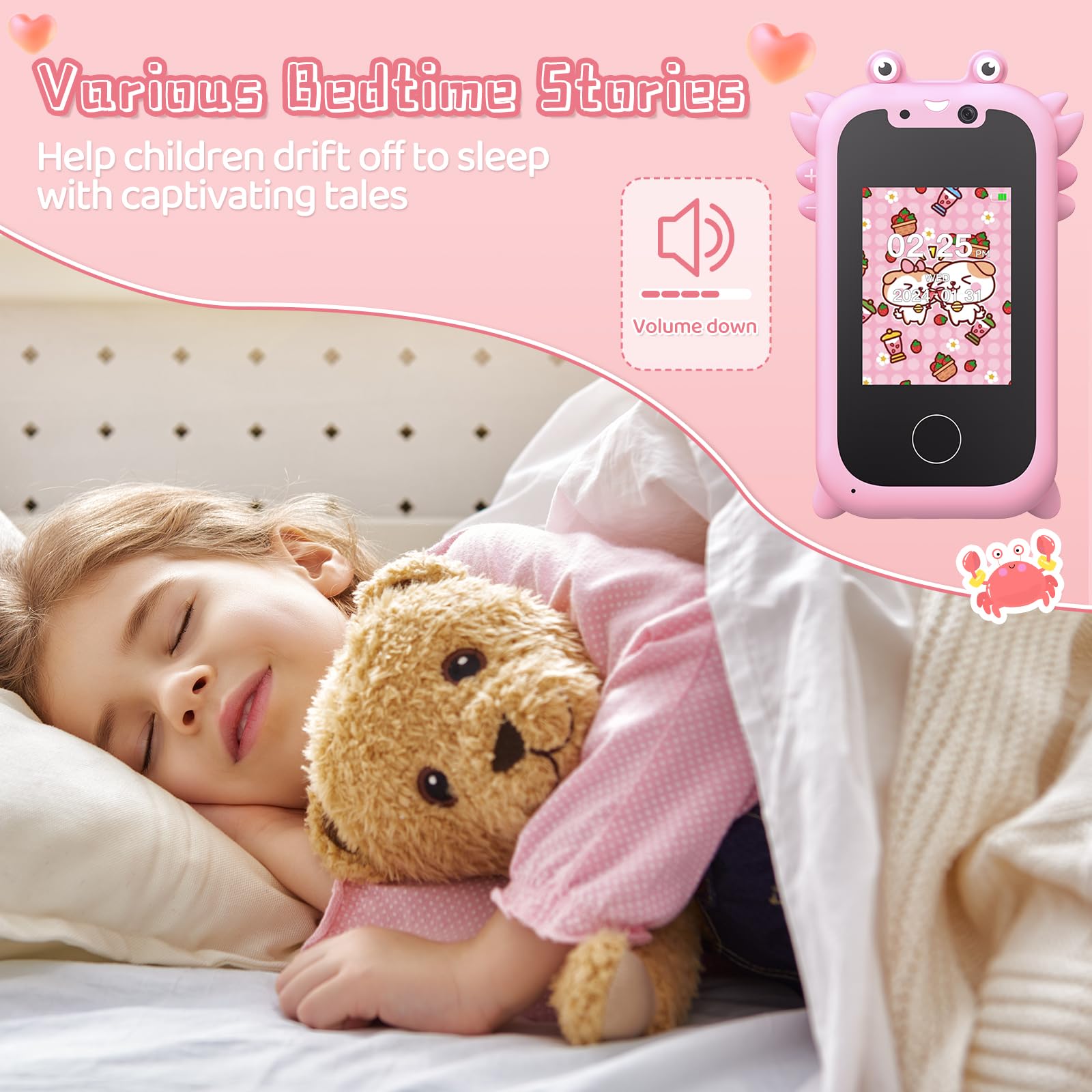 Teléfono Inteligente para Niñas, Juguetes para Niños de 3 a - Imagen 8