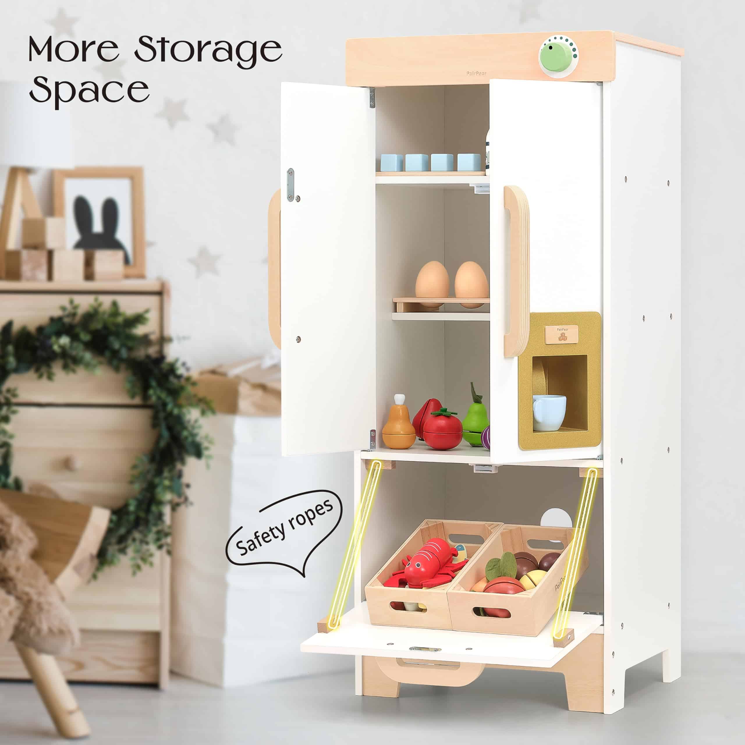 Juego de Cocina para Niños PairPear, Refrigerador de - Imagen 7