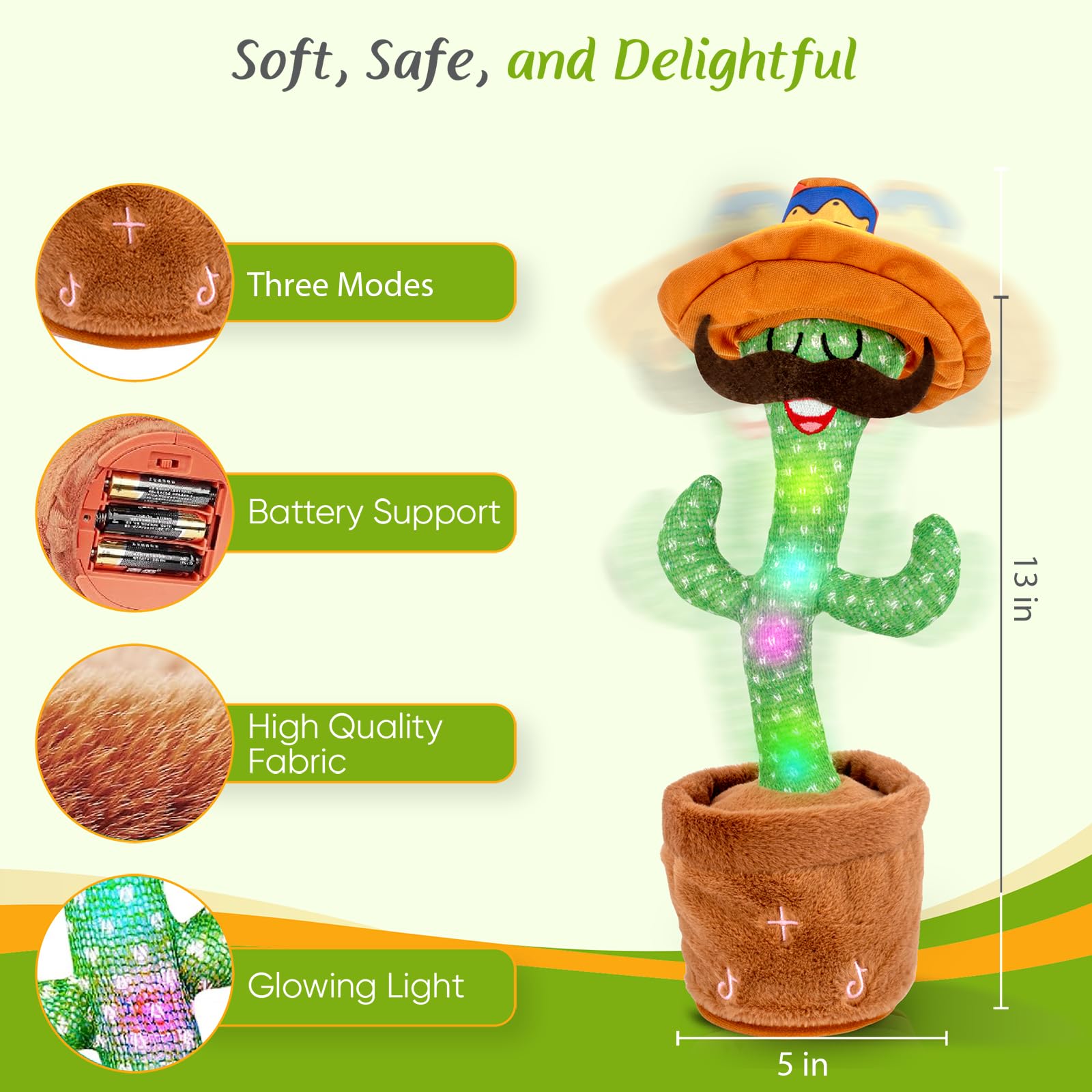 Juguete de Cactus Bailarín ENGINDEER, Juguete de Cactus - Imagen 4